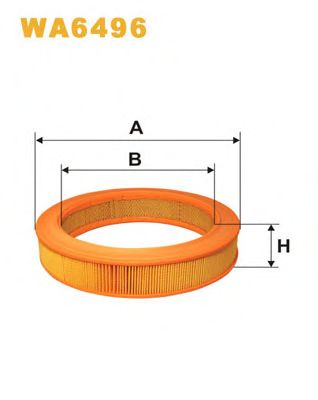WIX FILTERS wa6496 -  Воздушный фильтр